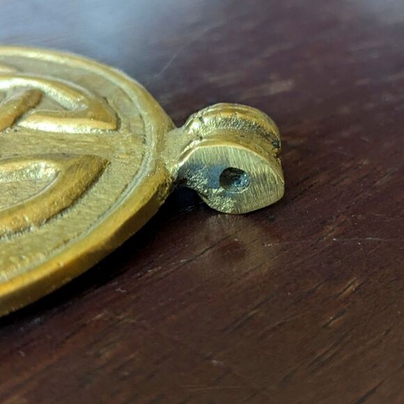 Handmade Solid Metal Celtic Knot Pendant - Picture 5 of 8